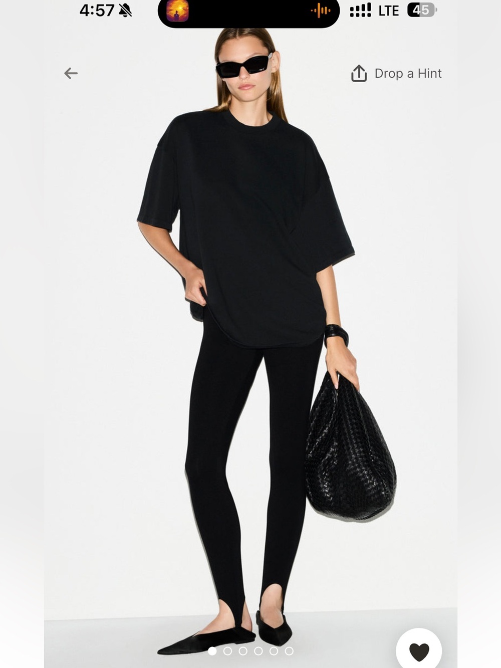 Skims heavy oversized cotton tshirt